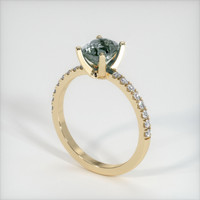 1.12 Ct. Sapphire Ring, 18K Yellow Gold 2