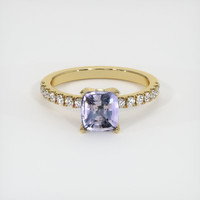 1.34 Ct. Sapphire Ring, 18K Yellow Gold 1