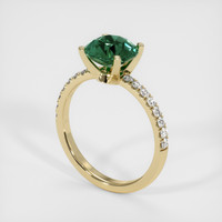 1.74 Ct. Sapphire Ring, 18K Yellow Gold 2