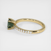 1.09 Ct. Sapphire Ring, 18K Yellow Gold 4