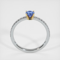 0.43 Ct. Sapphire Ring, 14K Yellow & White 3