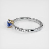 0.43 Ct. Sapphire Ring, 14K Yellow & White 4