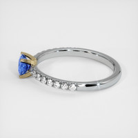 0.47 Ct. Sapphire Ring, 14K Yellow & White 4