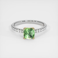 1.08 Ct. Gemstone Ring, 14K Yellow & White 1