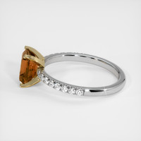 1.57 Ct. Gemstone Ring, 14K Yellow & White 4