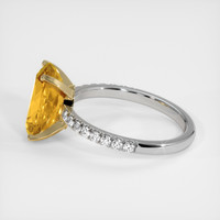 3.00 Ct. Gemstone Ring, 14K Yellow & White 4