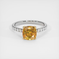 2.13 Ct. Gemstone Ring, 14K Yellow & White 1