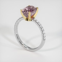 2.52 Ct. Gemstone Ring, 14K Yellow & White 2