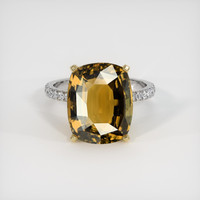 8.54 Ct. Gemstone Ring, 14K Yellow & White 1