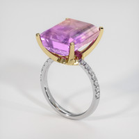 11.55 Ct. Gemstone Ring, 14K Yellow & White 2