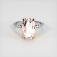 6.33 Ct. Gemstone Ring, 14K Yellow & White 1