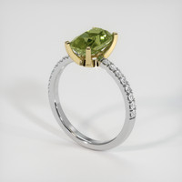 1.79 Ct. Gemstone Ring, 14K Yellow & White 2