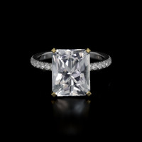 4.74 Ct. Gemstone Ring, 14K Yellow & White 1