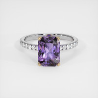 2.67 Ct. Gemstone Ring, 14K Yellow & White 1