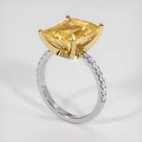 4.87 Ct. Gemstone Ring, 14K Yellow & White 2