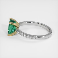 1.58 Ct. Gemstone Ring, 14K Yellow & White 4