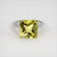 4.55 Ct. Gemstone Ring, 14K Yellow & White 1