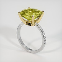 4.55 Ct. Gemstone Ring, 14K Yellow & White 2