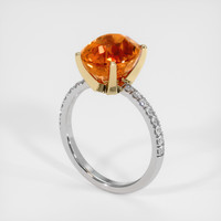 6.15 Ct. Gemstone Ring, 14K Yellow & White 2