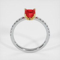 1.20 Ct. Ruby Ring, 14K Yellow & White 3