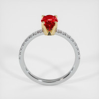 Ruby Ring 1.04 Ct., 14K Yellow White Preview