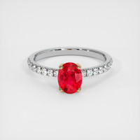 Ruby Ring 1.29 Ct., 14K Yellow White Preview