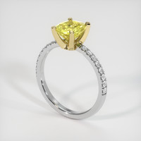 1.97 Ct. Sapphire Ring, 14K Yellow & White 2