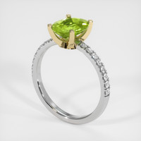 1.55 Ct. Gemstone Ring, 18K Yellow & White 2