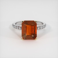 4.55 Ct. Gemstone Ring, 18K Yellow & White 1