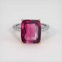 6.33 Ct. Gemstone Ring, 18K Yellow & White 1