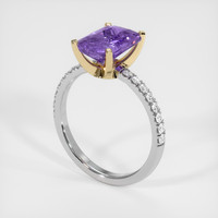 2.67 Ct. Gemstone Ring, 18K Yellow & White 2