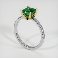 1.33 Ct. Gemstone Ring, 18K Yellow & White 2