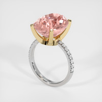 12.01 Ct. Sapphire Ring, 18K Yellow & White 2