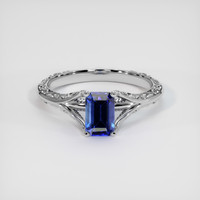0.89 Ct. Sapphire Ring, Platinum 950 1