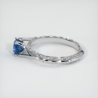 0.65 Ct. Sapphire Ring, Platinum 950 4