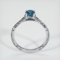 0.77 Ct. Sapphire Ring, Platinum 950 3