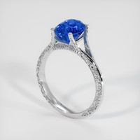 3.12 Ct. Sapphire Ring, Platinum 950 2