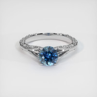 1.29 Ct. Sapphire Ring, Platinum 950 1
