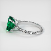 2.91 Ct. Emerald Ring, Platinum 950 4