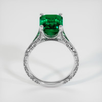 3.19 Ct. Emerald Ring, Platinum 950 3