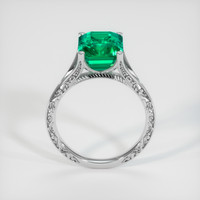 3.32 Ct. Emerald Ring, Platinum 950 3