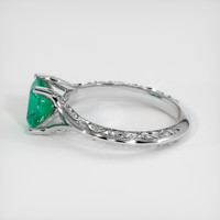 1.17 Ct. Emerald Ring, Platinum 950 4