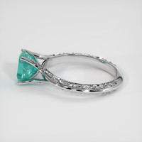 0.83 Ct. Emerald Ring, Platinum 950 4