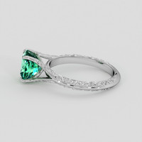 1.18 Ct. Emerald Ring, Platinum 950 4