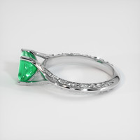 1.03 Ct. Emerald Ring, Platinum 950 4