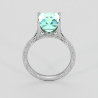 3.42 Ct. Emerald Ring, Platinum 950 3