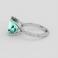 3.42 Ct. Emerald Ring, Platinum 950 4