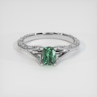 0.63 Ct. Gemstone Ring, Platinum 950 1