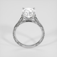 3.62 Ct. White Jeremejevite Ring, Platinum 950 3