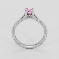 0.85 Ct. Pink Sapphire Ring, Platinum 950 3